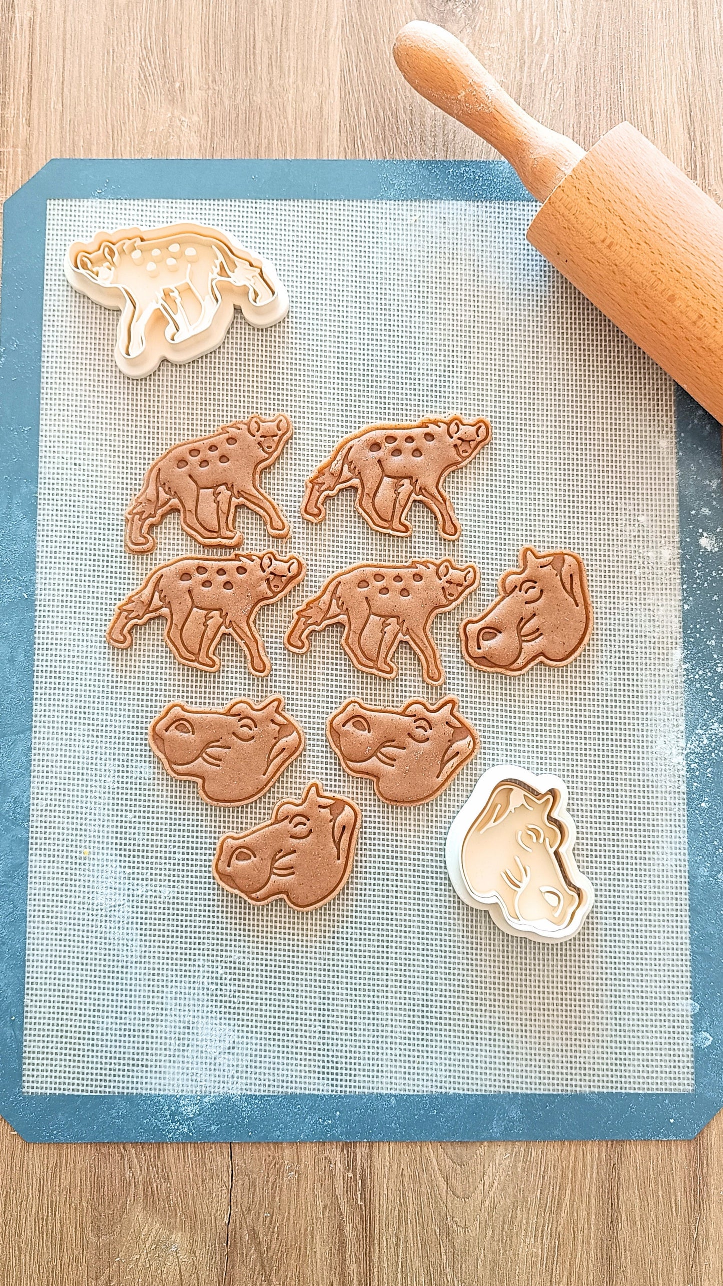 Hippopotamus head - cookie cutter set