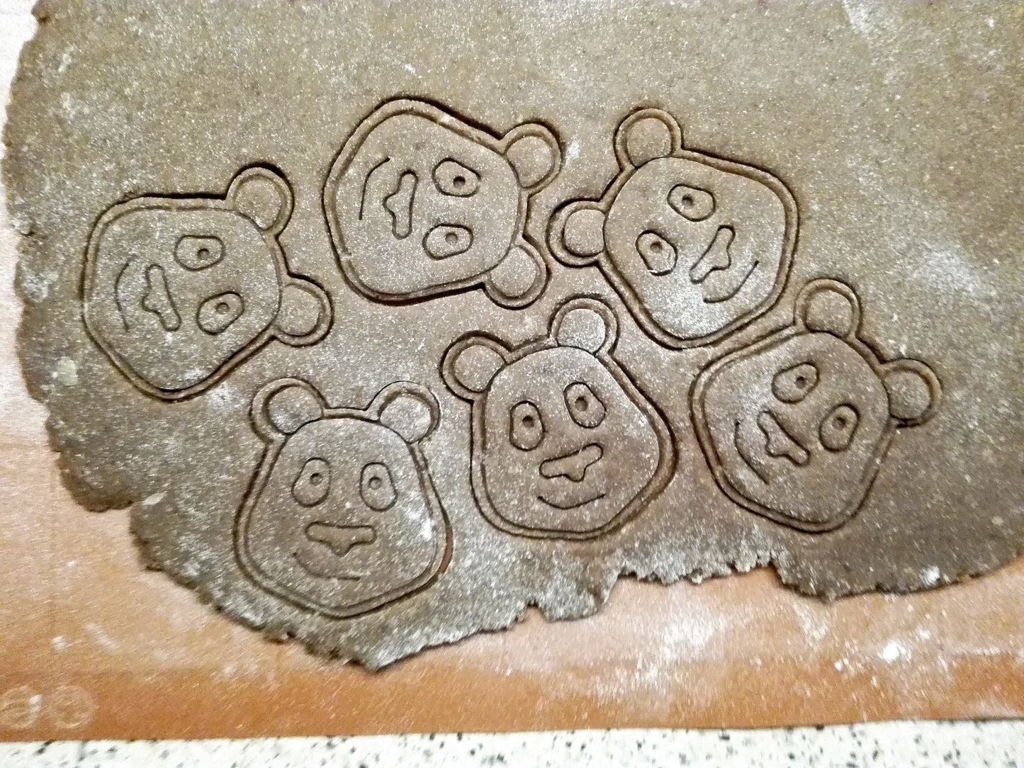 Panda head - cookie cutter set