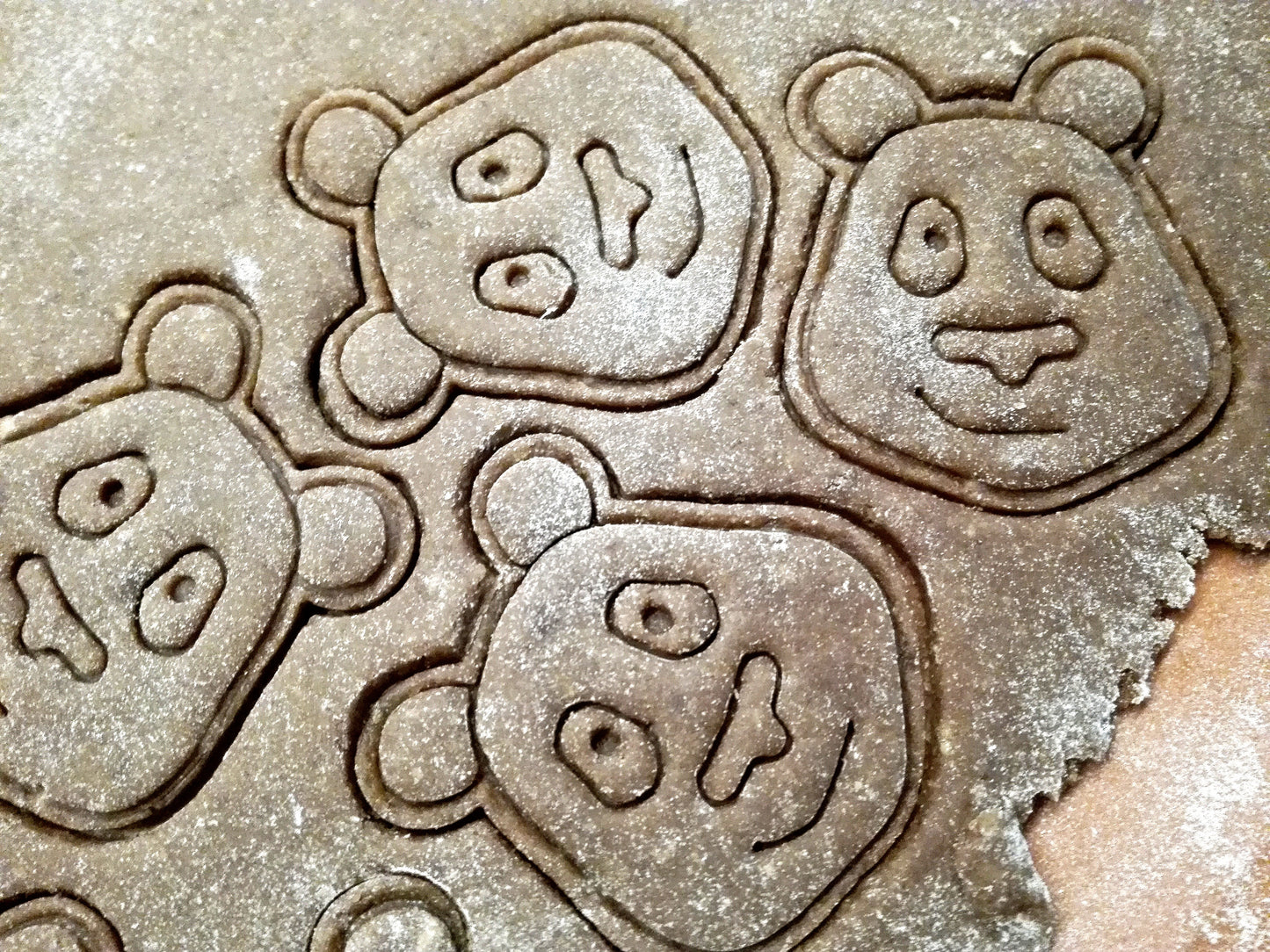 Panda head - cookie cutter set