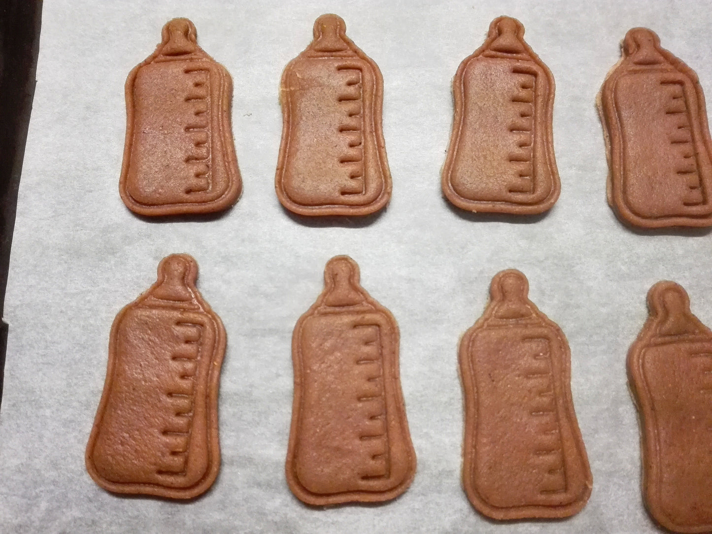 Baby bottle - cookie cutter set