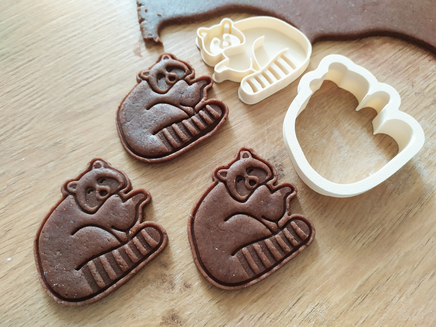 Raccoon - cookie cutter set