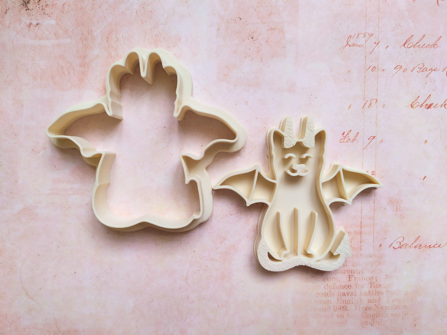 Cat in costume, demon  - cookie cutter set