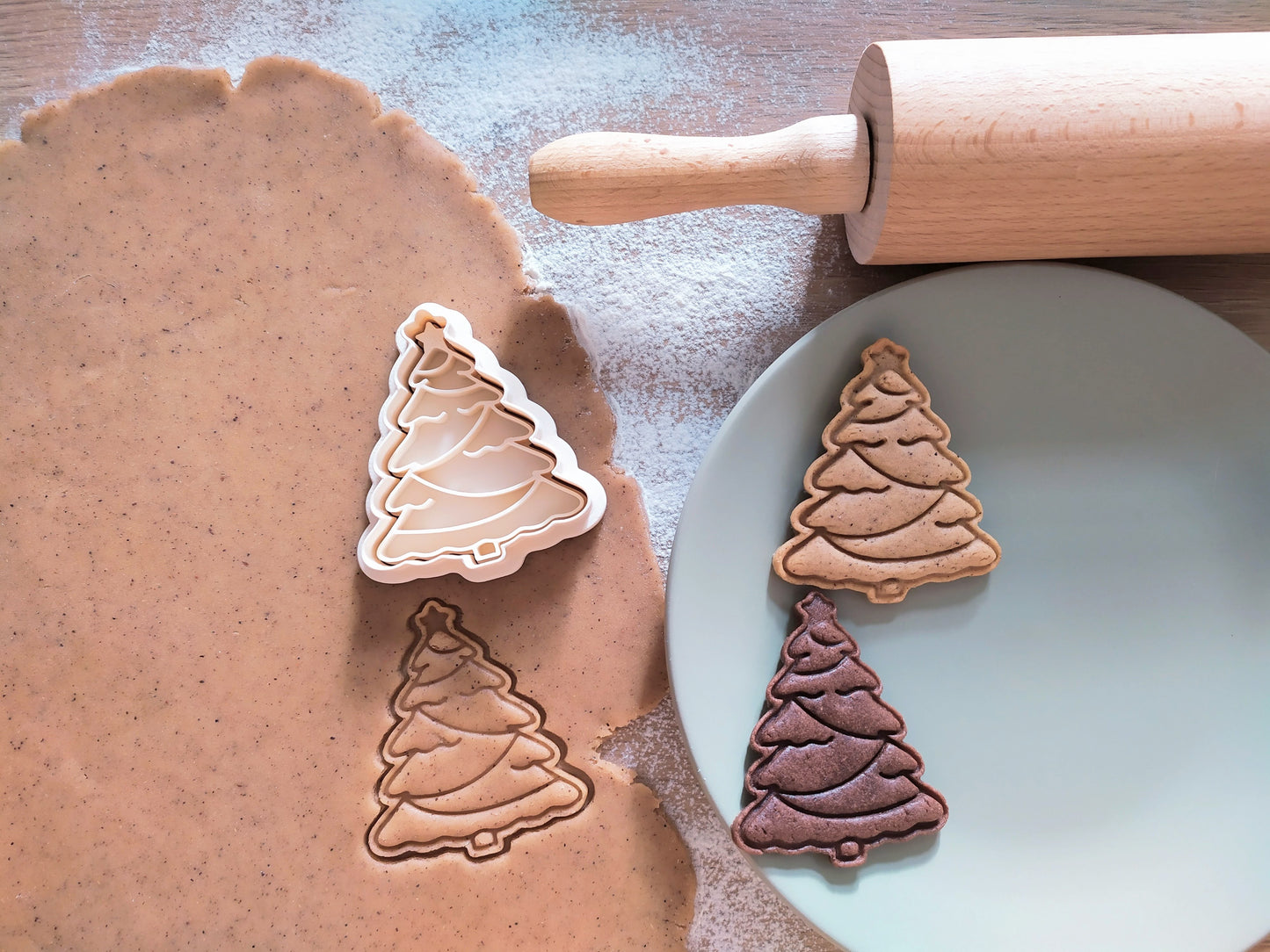 Christmas tree - cookie cutter set