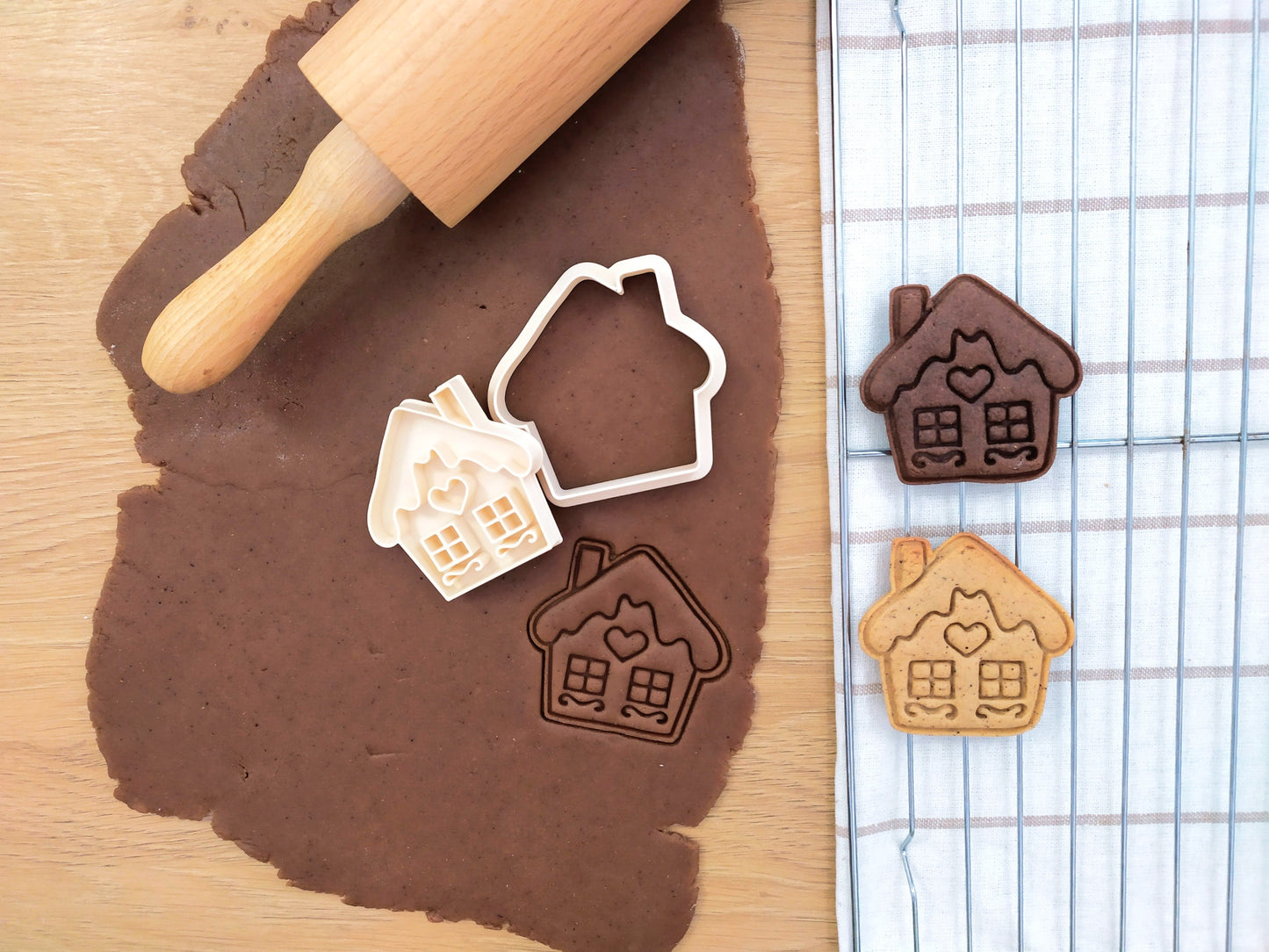 Gingerbread house - cookie cutter set