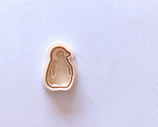 Turned baby penguin - cookie cutter set