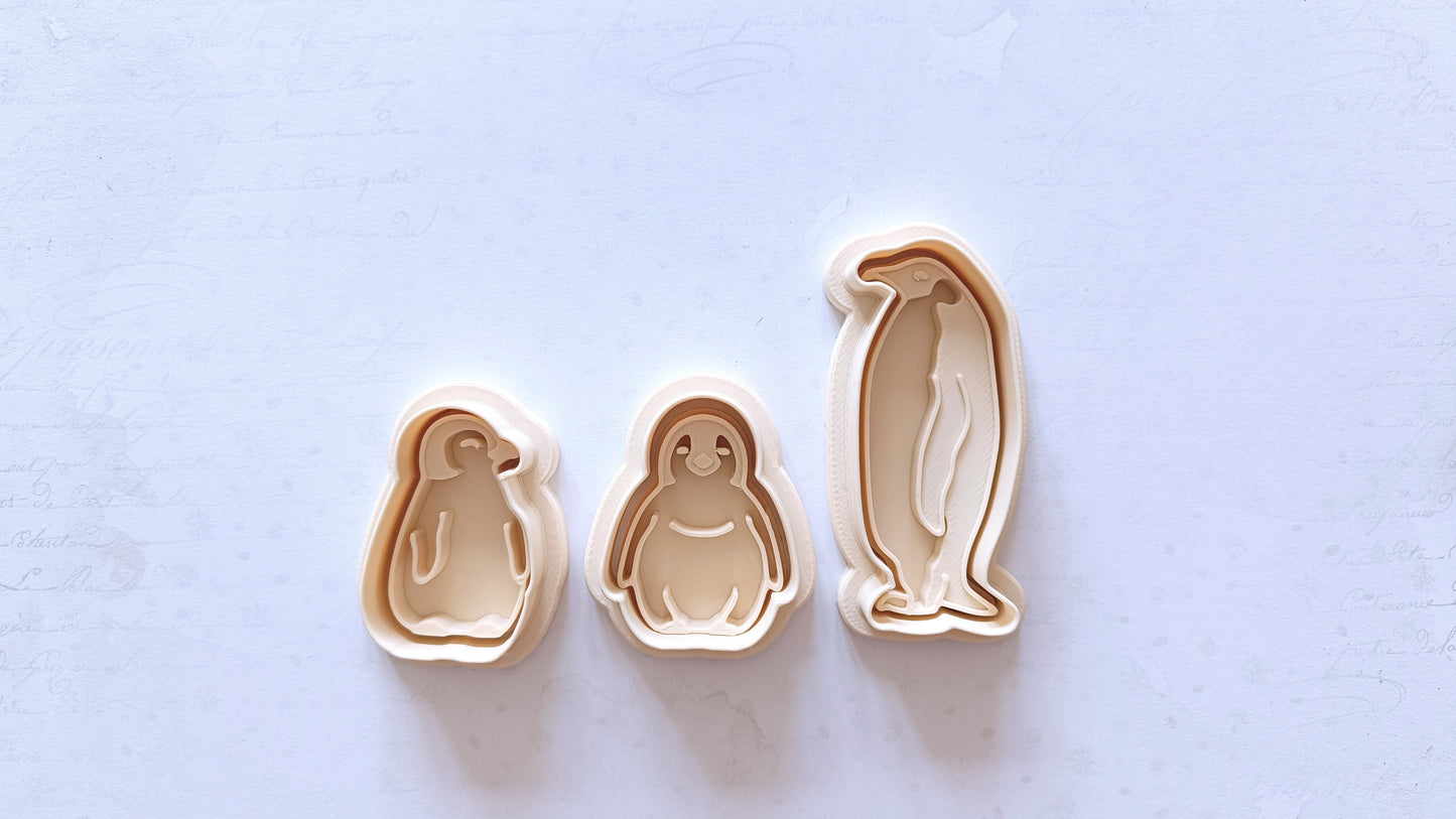 Emperor penguin - cookie cutter set