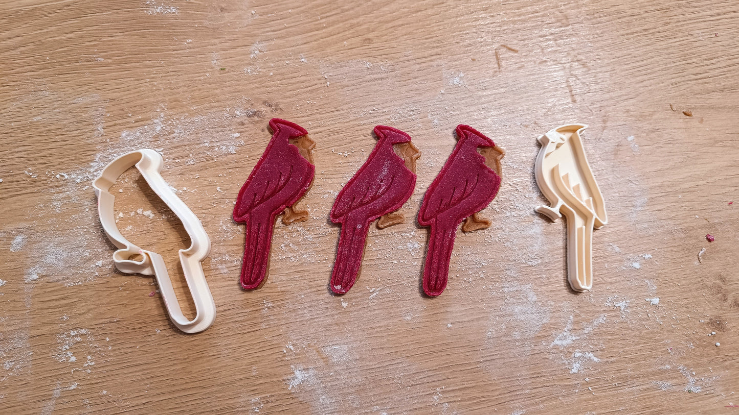 Red cardinal - cookie cutter set