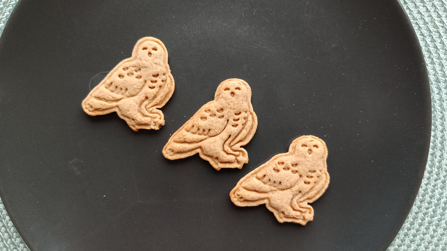 Snowy owl - cookie cutter set