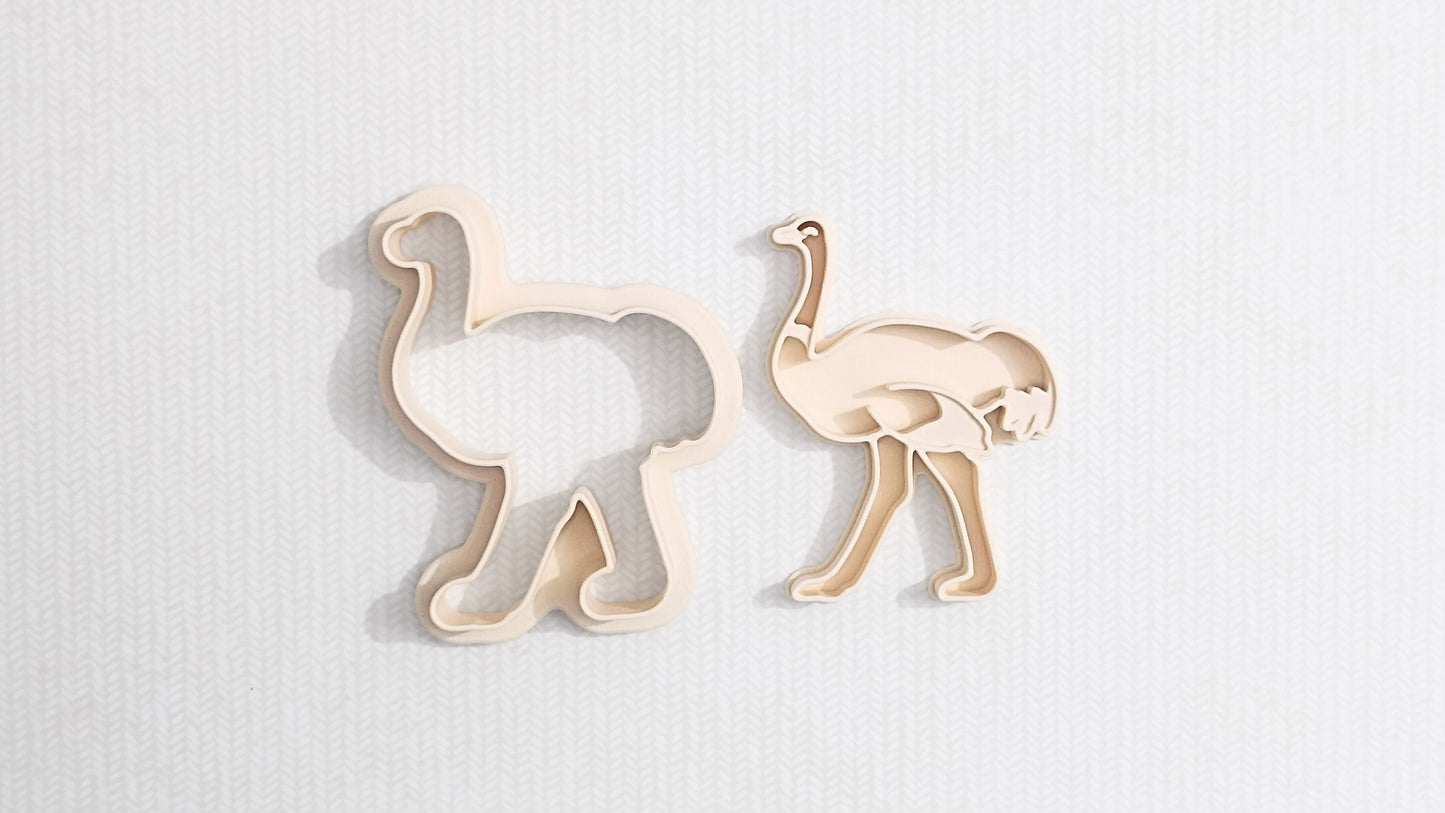 Ostrich - cookie cutter set