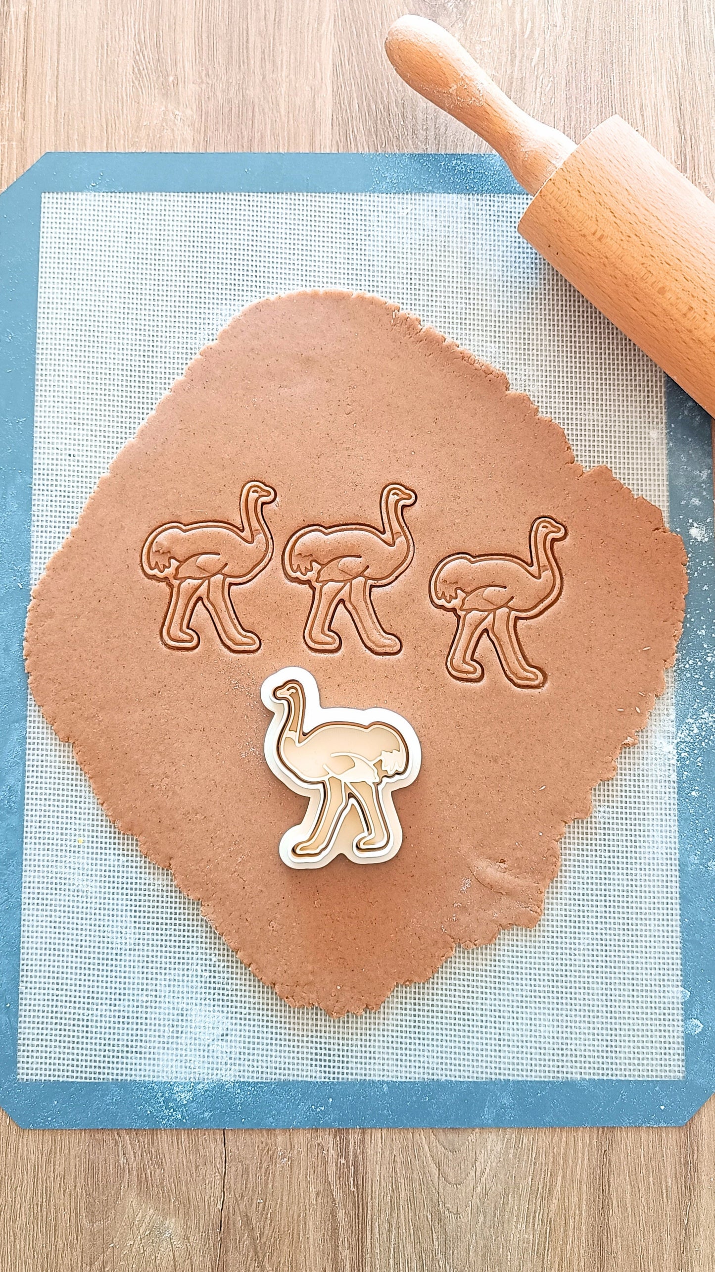Ostrich - cookie cutter set