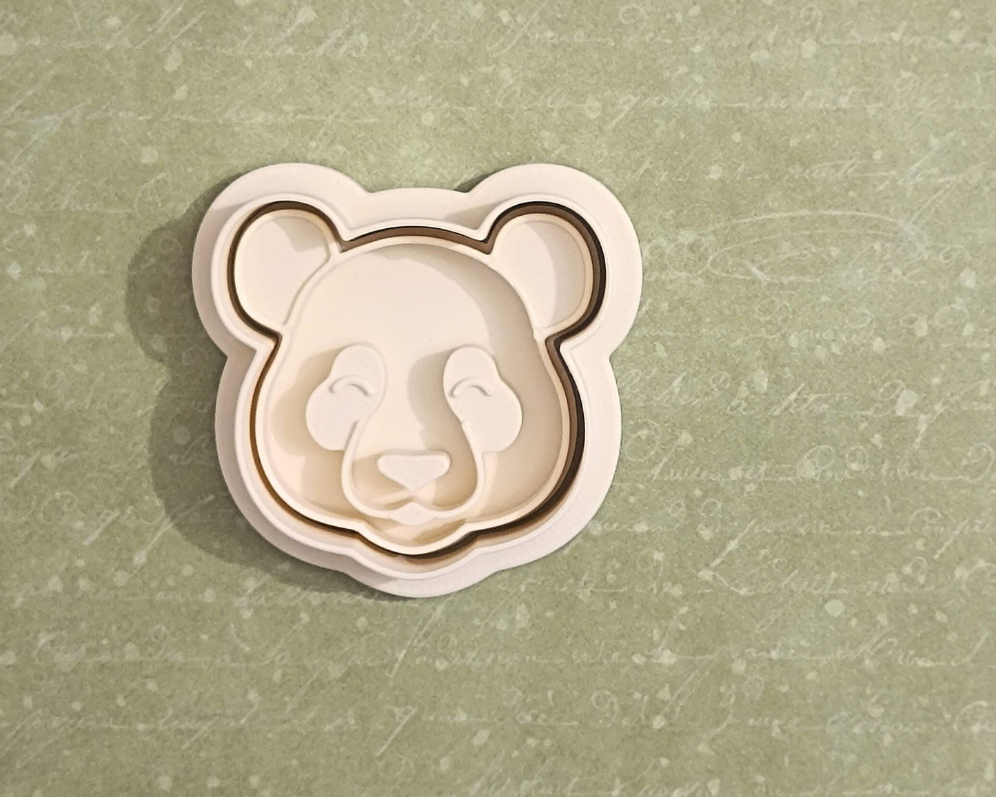 Panda head - cookie cutter set