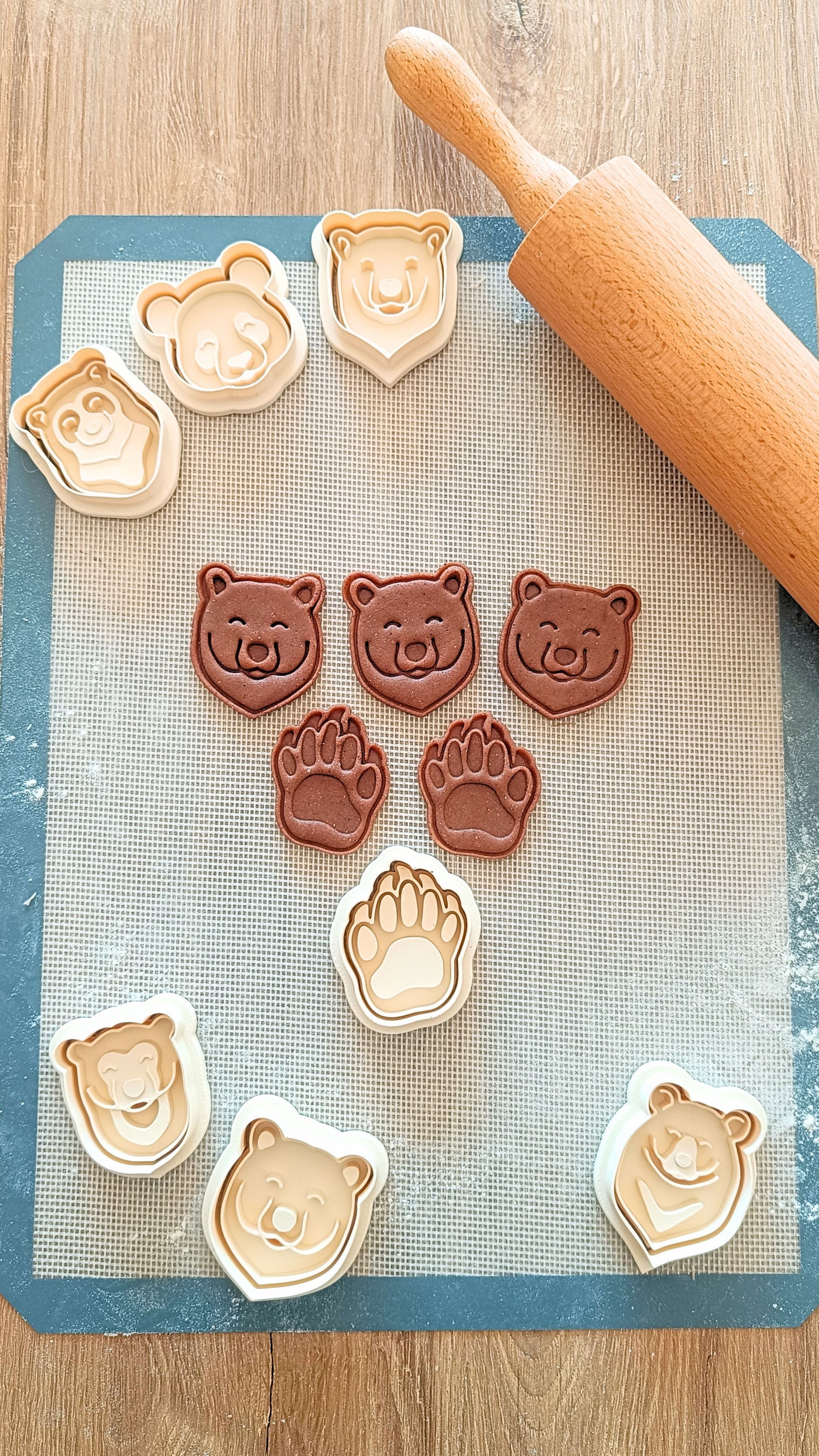 Bear paw - cookie cutter set