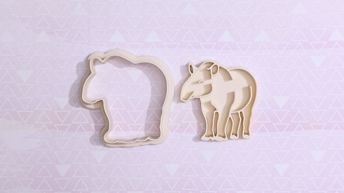 Baird's tapir- cookie cutter set