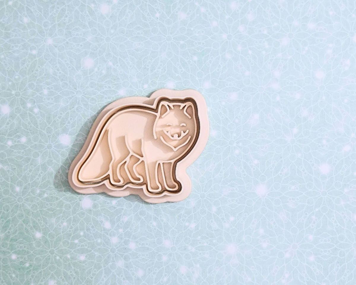 Arctic fox - cookie cutter set