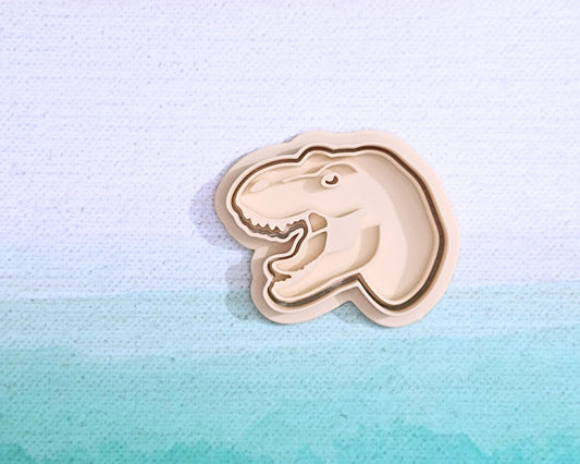 T-rex, head - cookie cutter set