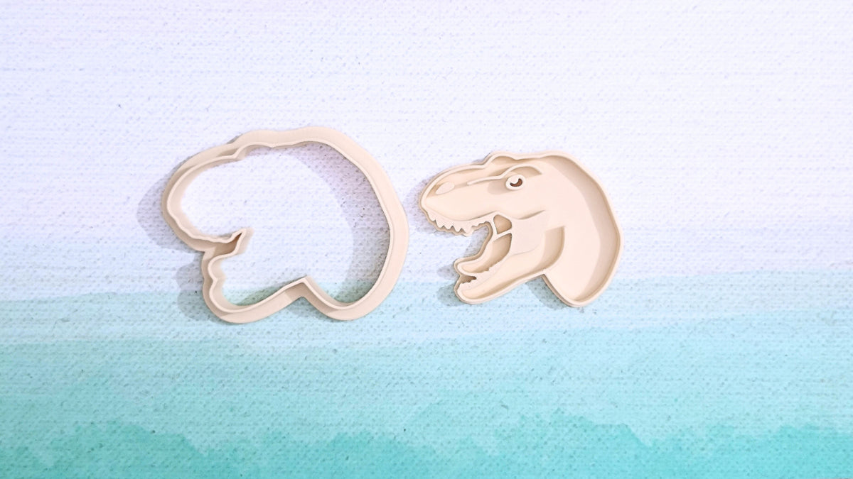 T-rex, head - cookie cutter set