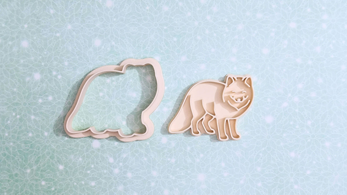 Arctic fox - cookie cutter set