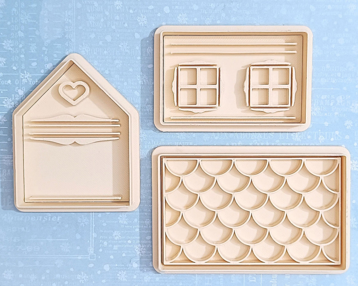 Gingerbread house DIY - cookie cutter set