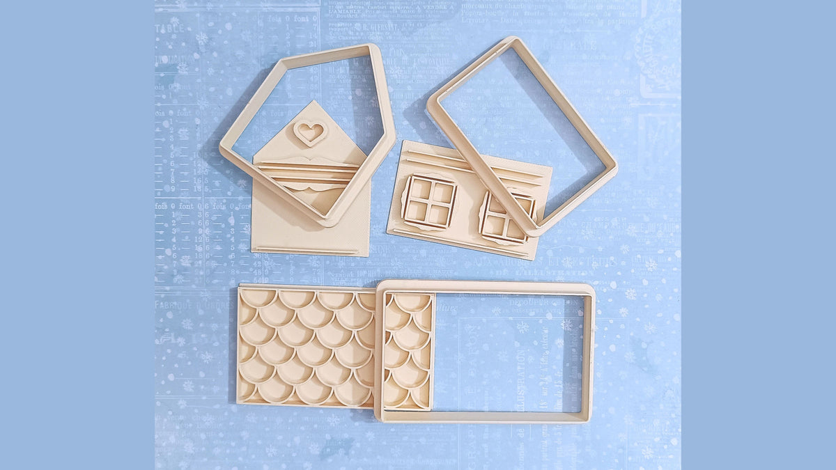 Gingerbread house DIY - cookie cutter set