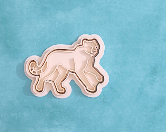 Cheetah - cookie cutter set