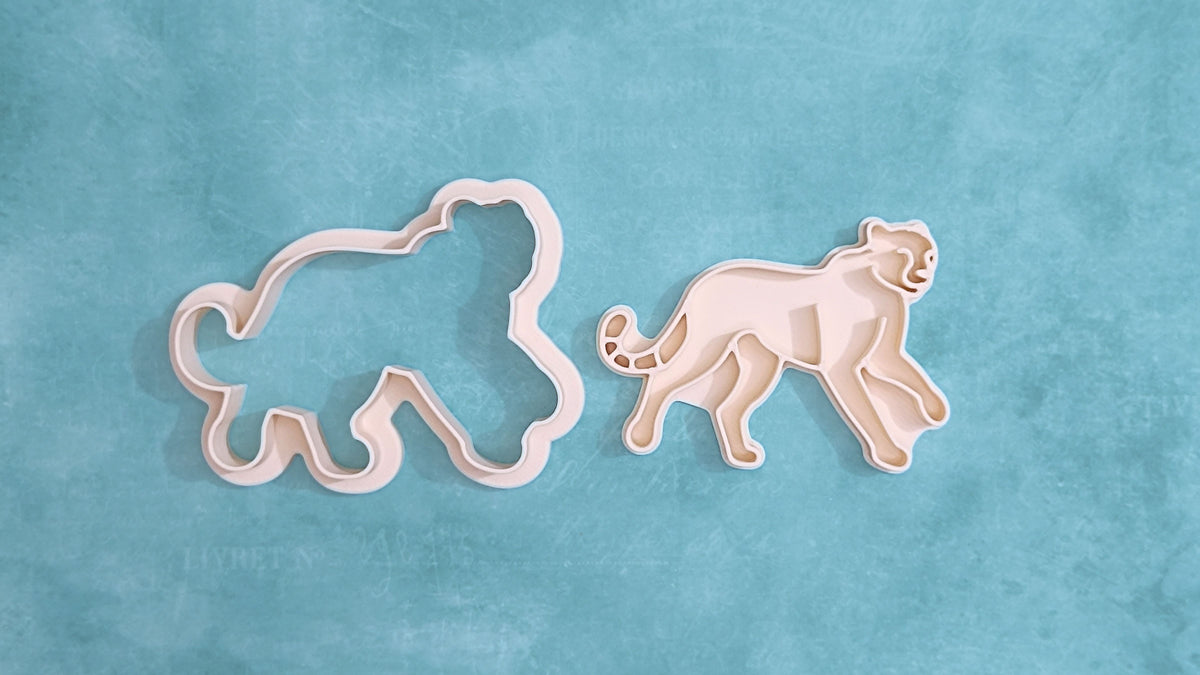 Cheetah - cookie cutter set