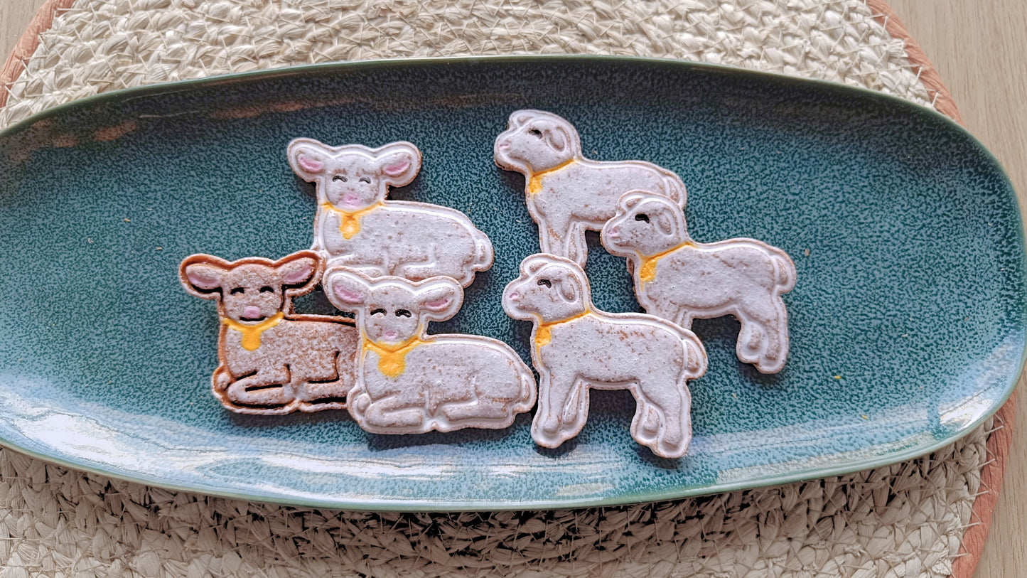 Lying lamb  - cookie cutter set