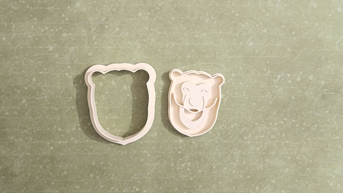 Sun bear - cookie cutter set