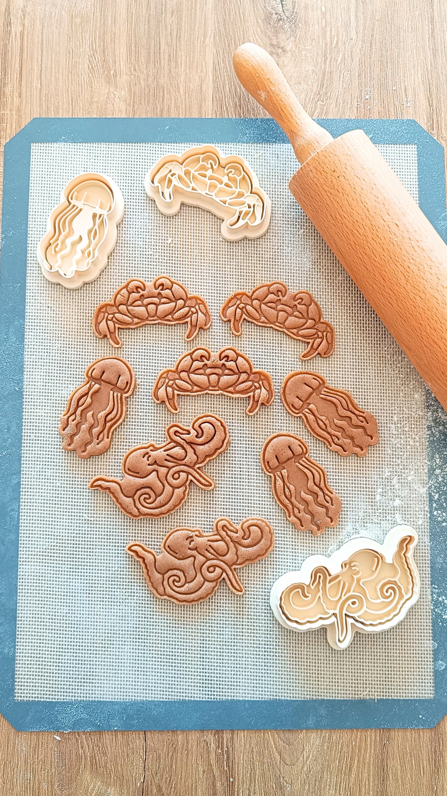 Octopus - cookie cutter set