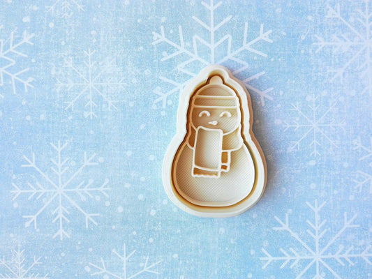 Snowman - cookie cutter set