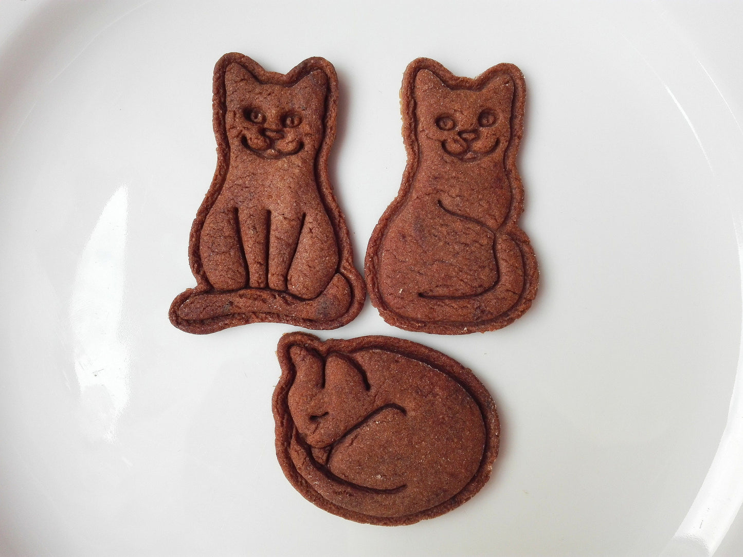 Sleeping cat - cookie cutter set