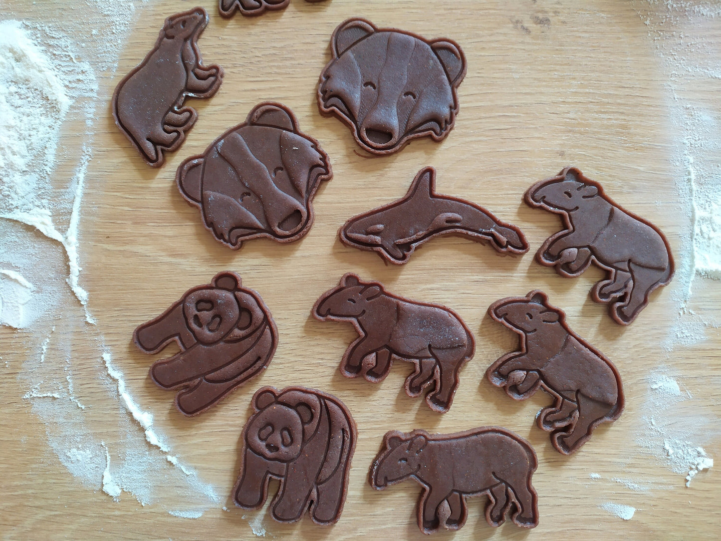 Badger, head - cookie cutter set
