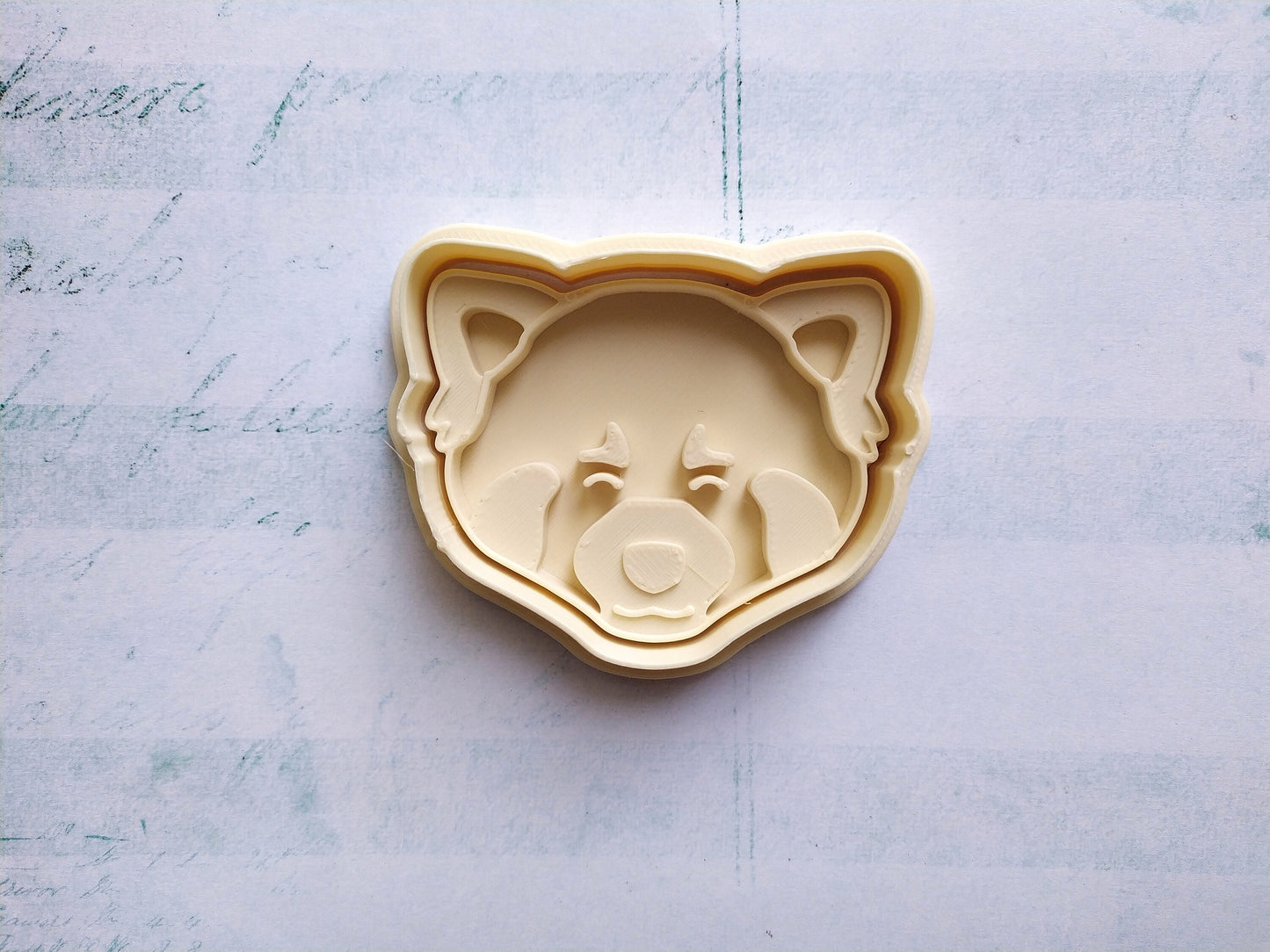 Red panda, head - cookie cutter set